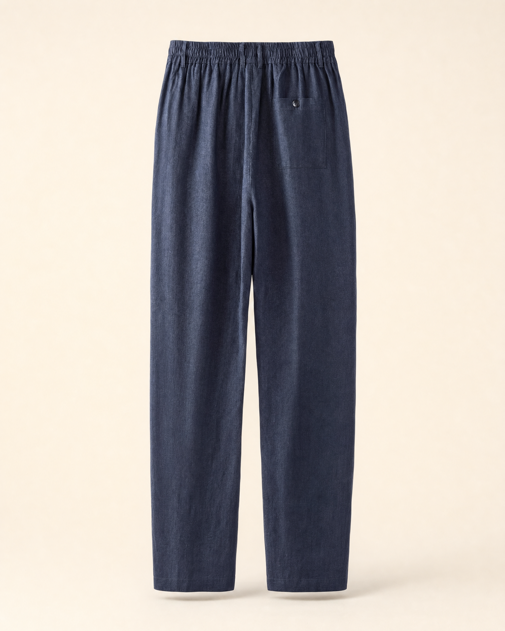 Mens Linen Straight Leg Pants