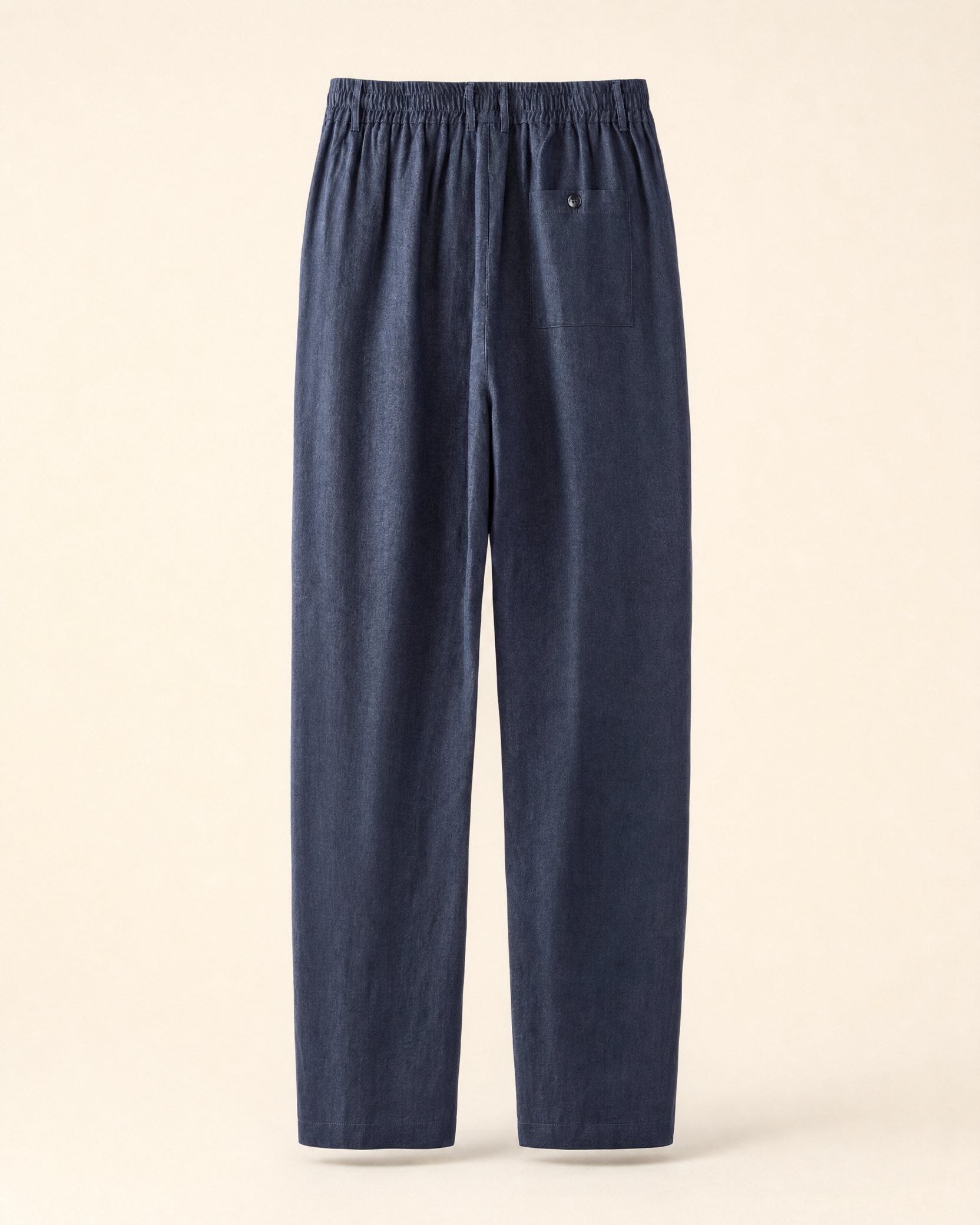 Mens Linen Straight Leg Pants