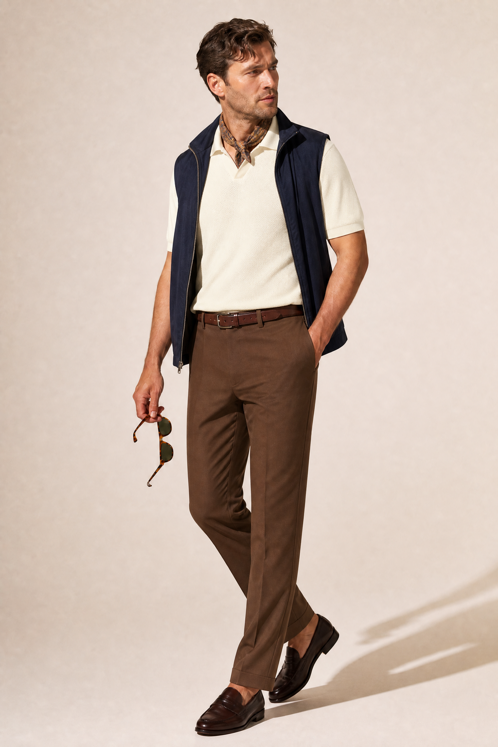 Mulberry Silk Mens Polo Shirt